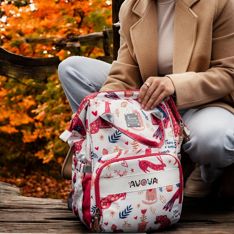 AVOVA Wickeltasche Pink